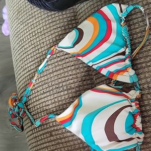 Great UC Reversible string triangle bikini
